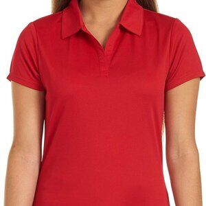 Chaps Junior's Uniform Short Sleeve Performance Polo; size L (11/13); red